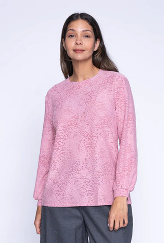 Lorna Textured Top (Dusty Pink)