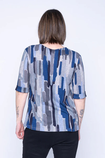 Jennifer Printed Knit Top