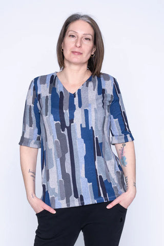 Jennifer Printed Knit Top