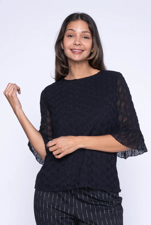 Hilda Lace Top (Black)
