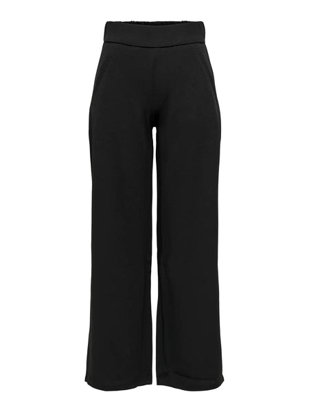 Catia Wide Leg Pant (Black) - 2 Lengths