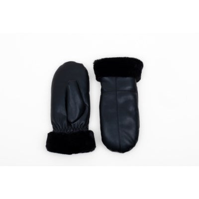 Moira Faux Leather Mittens - 3 Colour Options