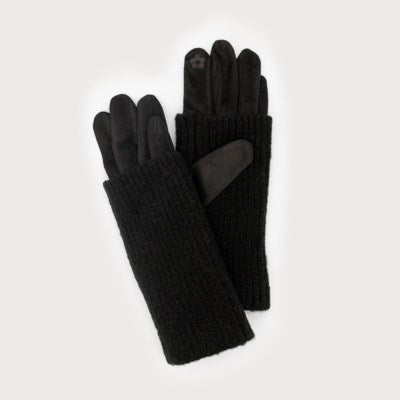 Oprah Ribbed Wrist Warmer Faux Suede Gloves - 5 Options