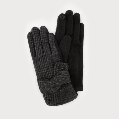 Diane Knot Plaid Gloves - 3 Colour Options