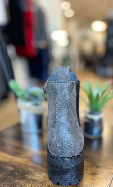Lexi Chelsea Boot (Grey Two Tone)