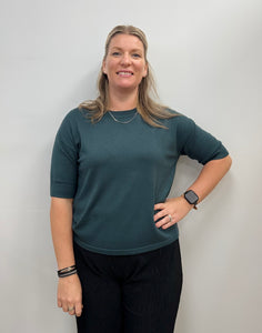 Morla Knit Top (Green Gables)