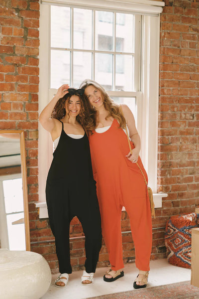 Smash + Tess Abigael Romper (Chili Orange)