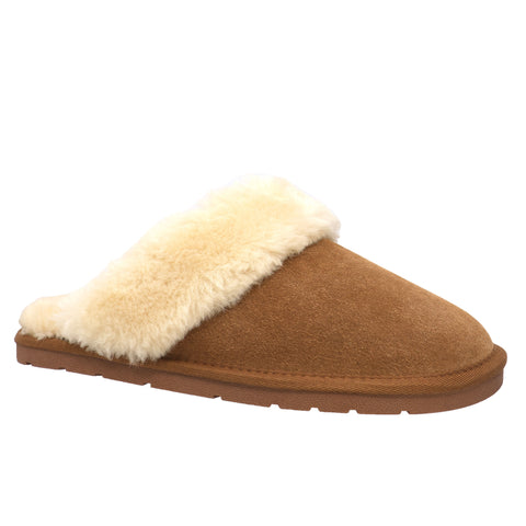 Ayla Suede Slipper (Chestnut)