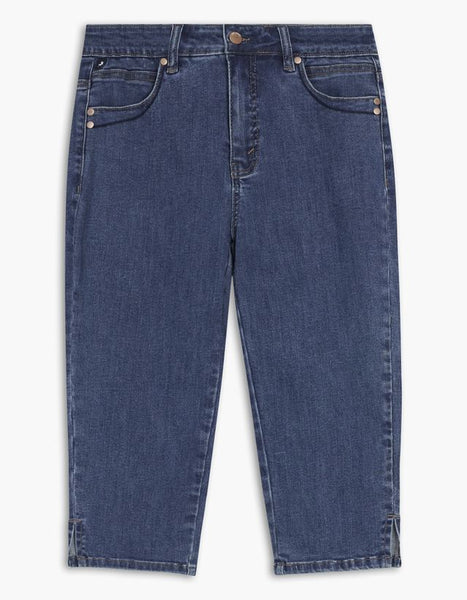 Alexane Denim Capri (Dark Wash)