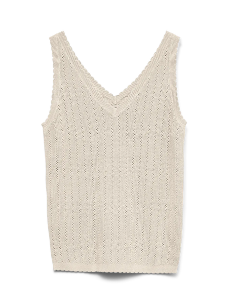 Lexie Pointelle Knit Tank (Birch)