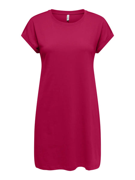 Bloom Organic Cotton T-Shirt Dress (Sangria)