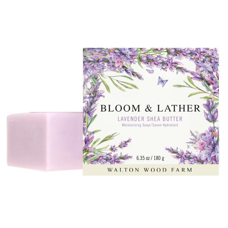 Bloom & Lather Moisturizing Soap (Lavender Shea Butter)