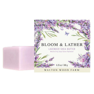 Bloom & Lather Moisturizing Soap (Lavender Shea Butter)