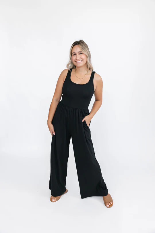 Smash + Tess Camille Romper (Black)