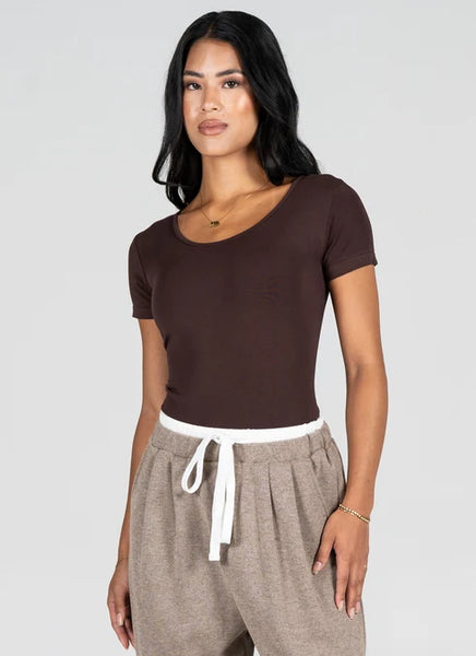 C'est Moi Bamboo Scoop Top - Multiple Colours