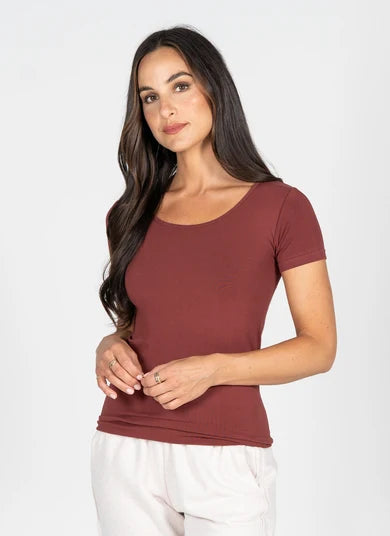 C'est Moi Bamboo Scoop Top - Multiple Colours