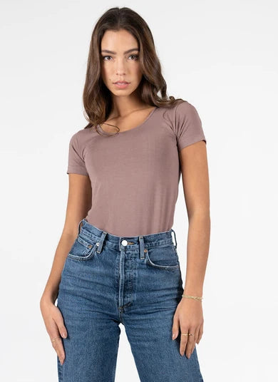 C'est Moi Bamboo Scoop Top - Multiple Colours
