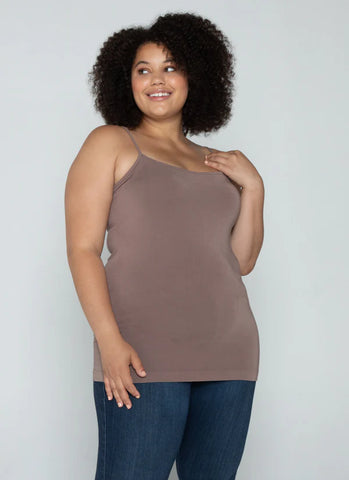 CURVY C'est Moi Long Bamboo Camisole - Multiple Colours