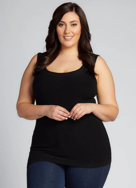 CURVY C'est Moi Long Bamboo Tank - Multiple Colours