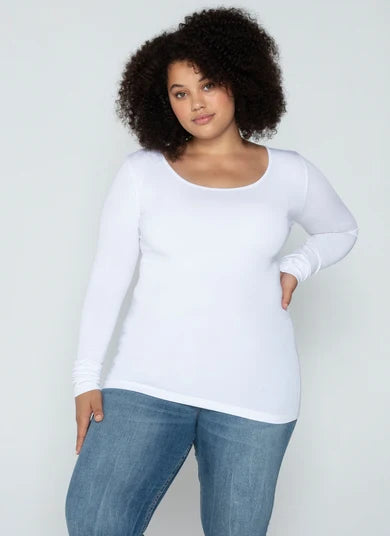 CURVY C'est Moi Long Sleeve Top - Multiple Colours