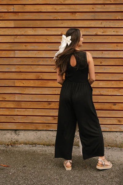 Smash + Tess Colbie Crop Romper (Black)