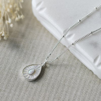 Dewdrop Opalite Necklace - 2 Colour Options