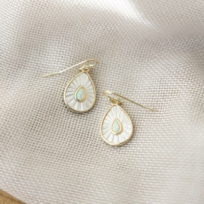 Dewdrop Opalite Earrings - 2 Colour Options