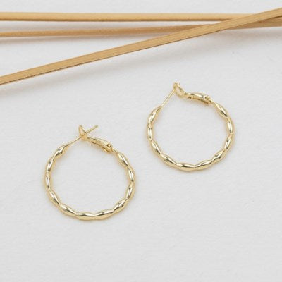 Effortless Hoop Earrings - 2 Colour Options