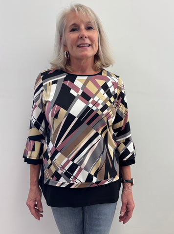 PLUS Carlie Printed Tunic Top