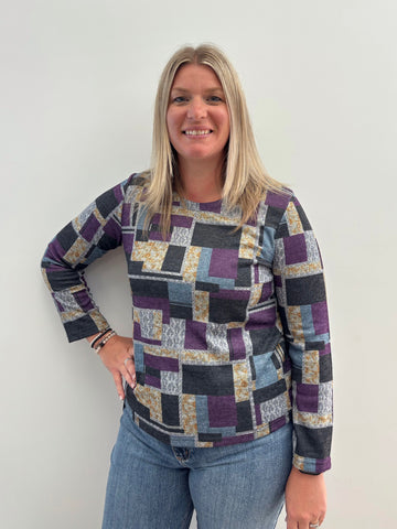 Fraleigh Printed Knit Top