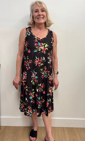 Janice Floral Tank Dress
