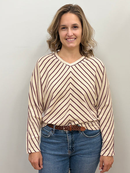 Runi Batwing Sweater (Fig Mix)