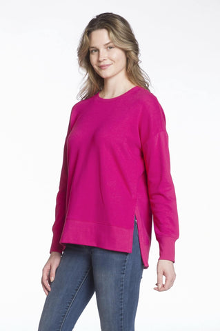 Patricia High Low Sweatshirt (Pink)