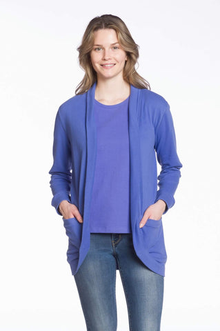 Lucy Open Cardigan (Blue)