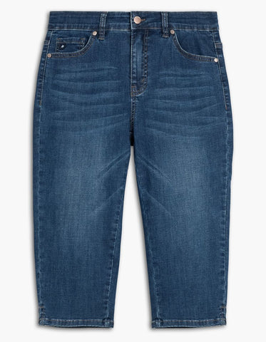 Alexane Denim Capri (Dark Wash)