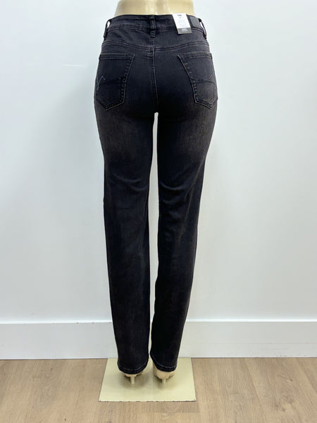 Georgia High Rise Straight Jean (Dark Vintage)