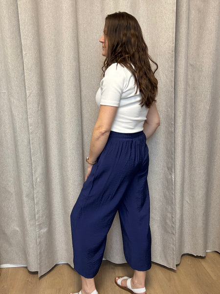 Hailey Crop Pant (Medieval Blue)