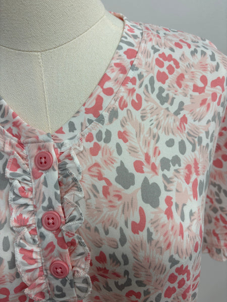 Emma Soft Sleepshirt (Pink Floral)