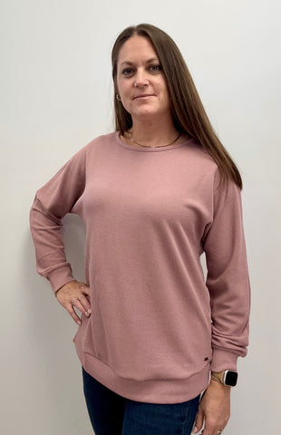 Corina Dolman Sweater (Pink)