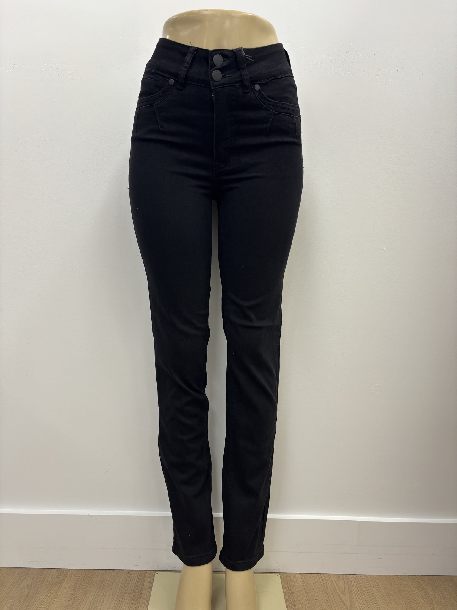 Rose Shape Up Straight Jean by Lois (Black)