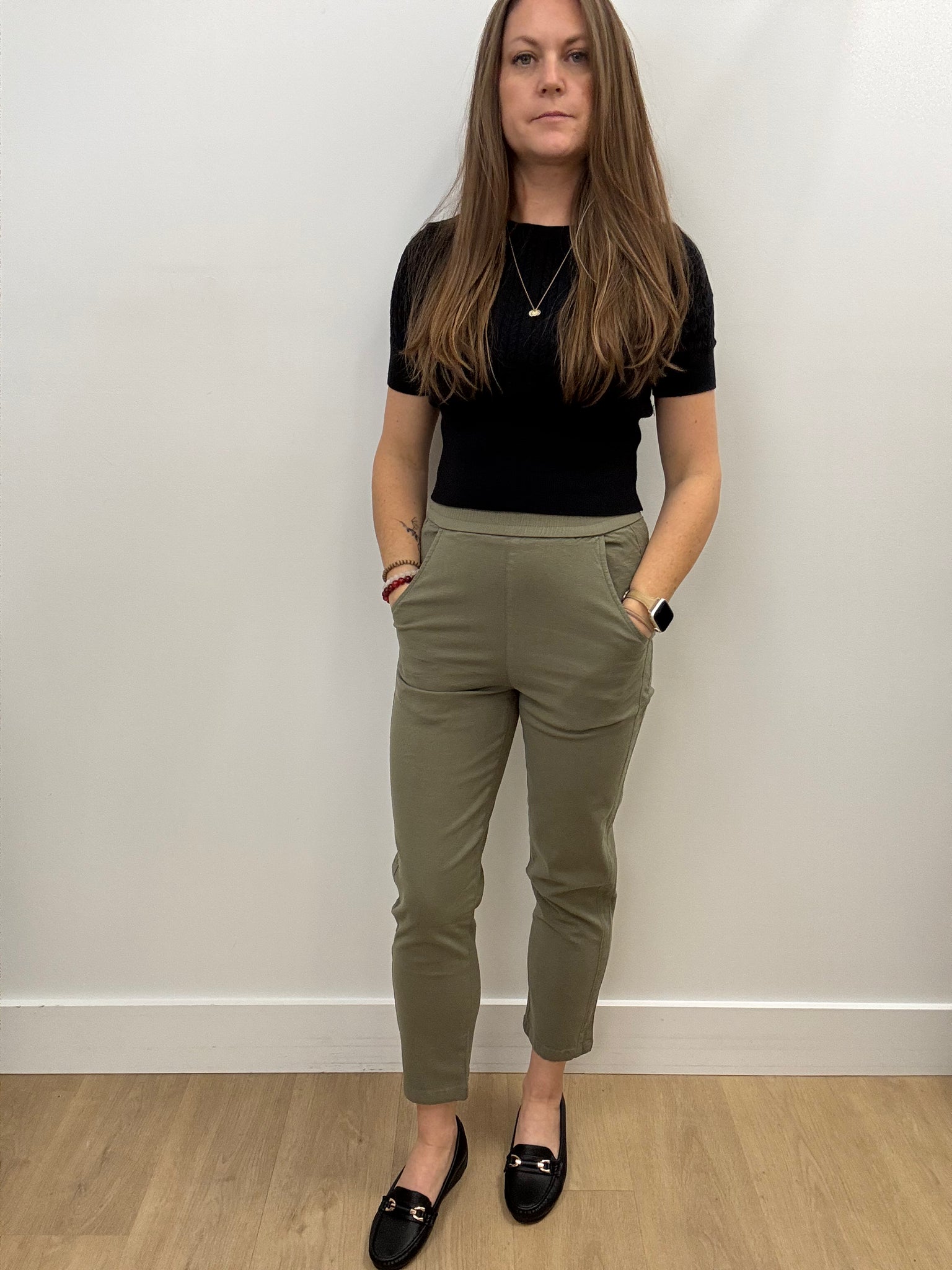 Mildi Pull On Pants (Green)
