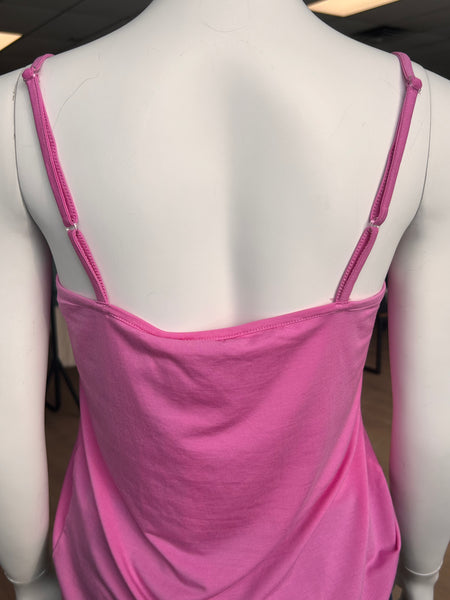 Rexima Lyocell Lace Tank (Super Pink)