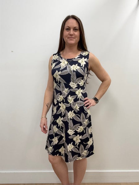 Bela Straight Dress (Blue)