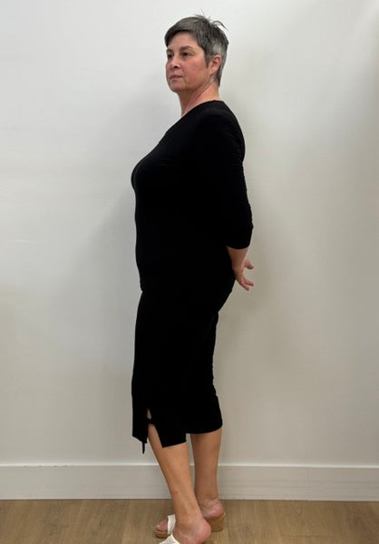 Hara Pull On Capri (Black)