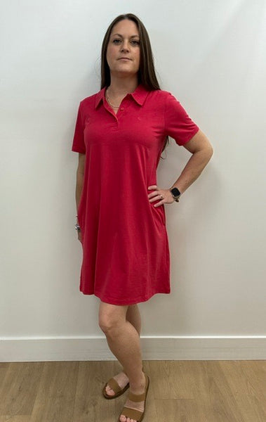 Samma Cotton Blend Dress (Virtual Pink)