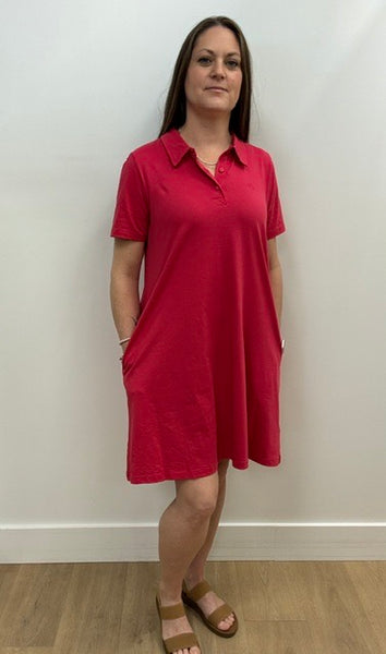 Samma Cotton Blend Dress (Virtual Pink)