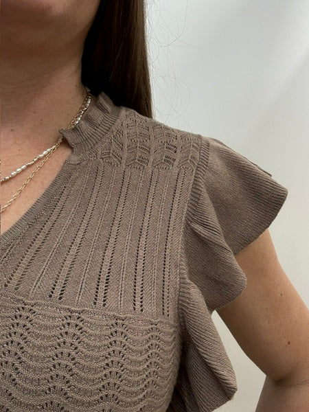 Lora Knit Top (Mountain Trail)