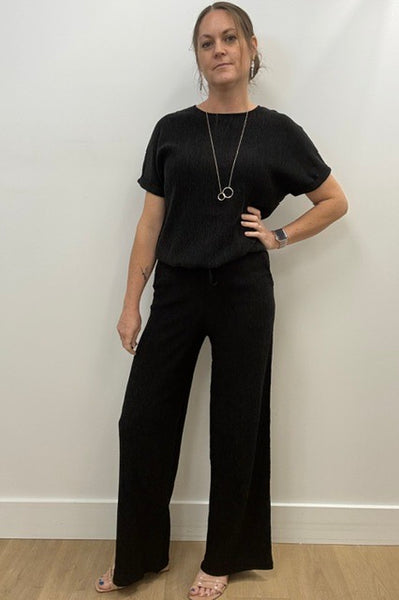 Lori Crepe Top (Black)