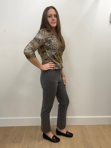 Gerrie Petite Length Pant (Charcoal Grey)
