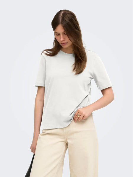 Happi Organic Cotton T-Shirt (Cloud Dancer)